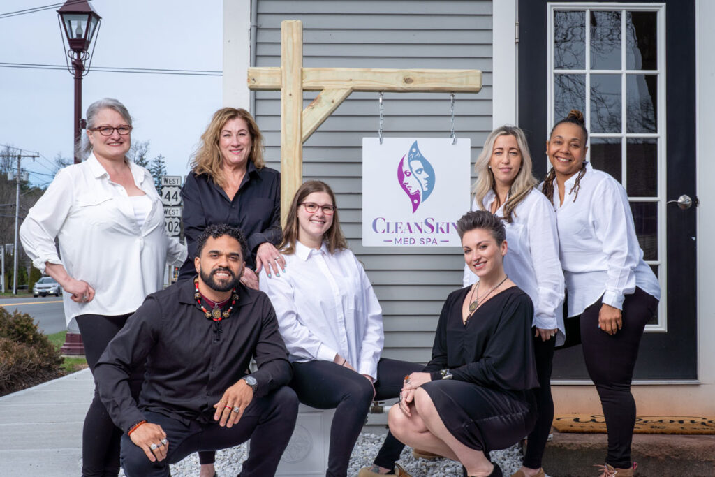 CleanSkin Med Spa treatment space in Avon, CT